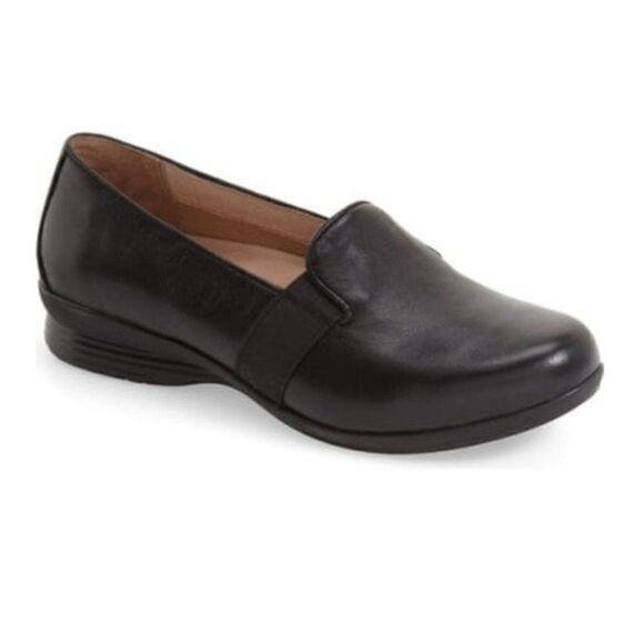 Dansko Addy Black Nappa Leather Smoking Loafer42 - Picture 9 of 10